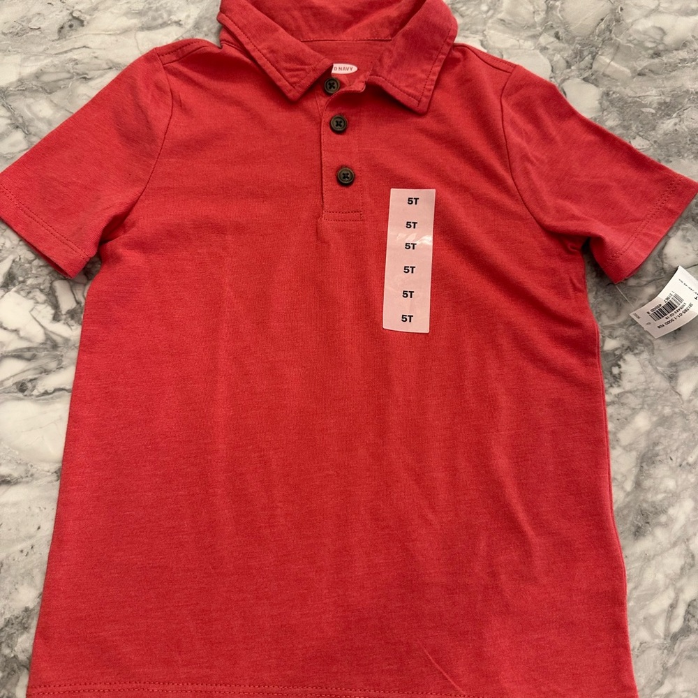 Red Kids Old Navy Polo Shirt